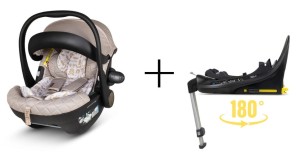 Zestaw: Fotelik samochodowy Cosatto Acorn 2 i-Size 0+ - Whisper + Baza obrotowa Isofix